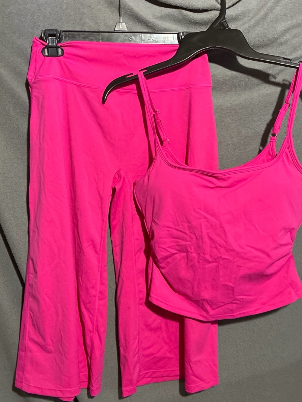 Matching pink athletic/workout set